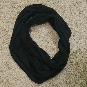 Black infinity scarf